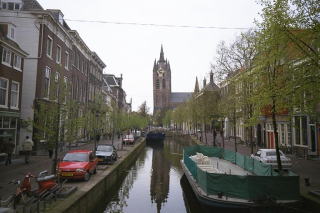 夕方のデルフト