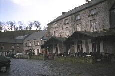 中世の村のレストラン