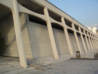 carpet museum in the shape of loom