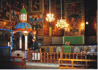 inside the Armenian church
